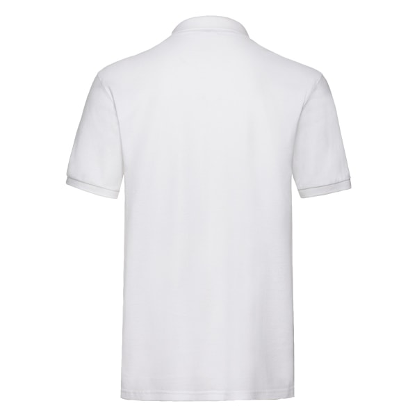 Fruit of the Loom Unisex Premium Bomullspiké Poloskjorta White XL