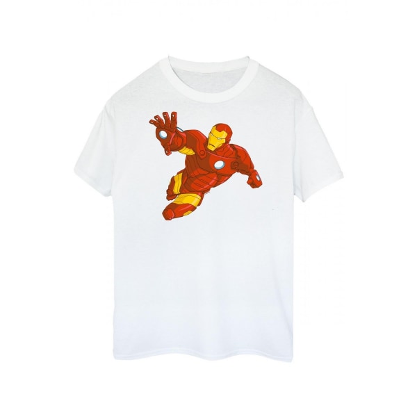 Iron Man Dam/Dam Pojkvän T-shirt S Vit White S