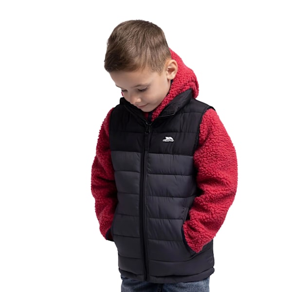 Trespass Oskar Gilet för barn/ungdomar 11-12 år Svart Black 11-12 Years