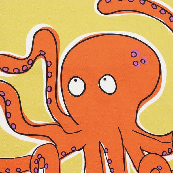 Lazy Jacks Octopus Tygväska One Size Gul Yellow One Size