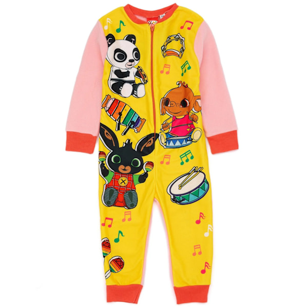 Bing Bunny Barnkläder/Barn Musik Pyjamas 3-4 År Gul/Rosa Yellow/Pink 3-4 Years