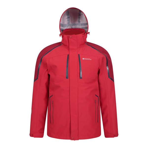 Mountain Warehouse Zenith Extreme III 3-i-1 Vadderad Jacka för Herr Red XXS