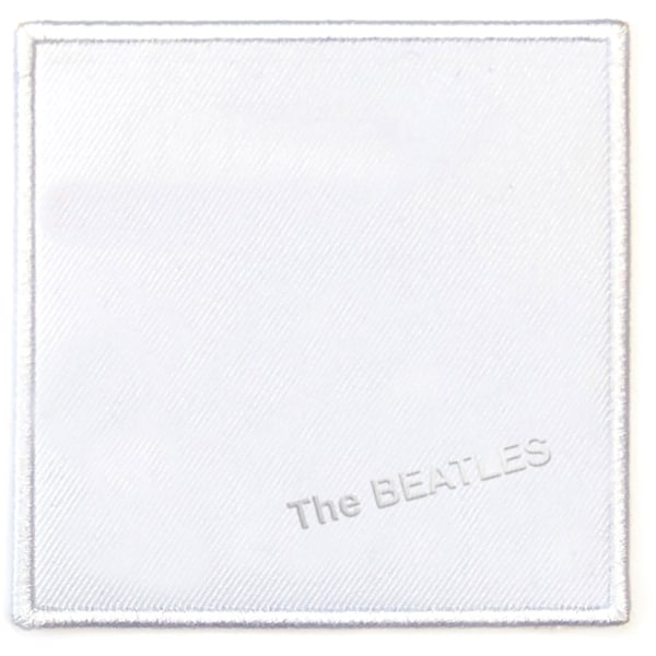 The Beatles White Album Standard Strykjärnsmärke En Storlek Vit White One Size