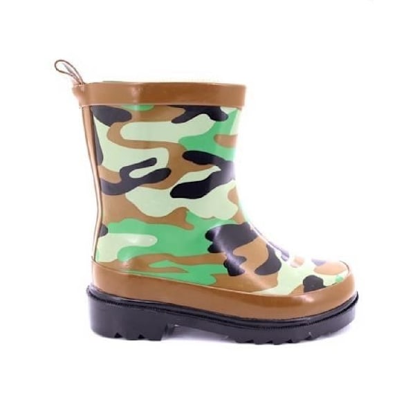 StormWells Barn/Barn Camouflage Tryck Stövlar 11 UK Gr Green/Brown/Black 11 UK