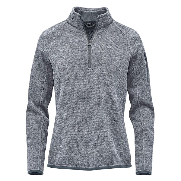 Stormtech Dam/Kvinnor Avalante Heather Kvarts Dragkedja Fleece Topp Granite M