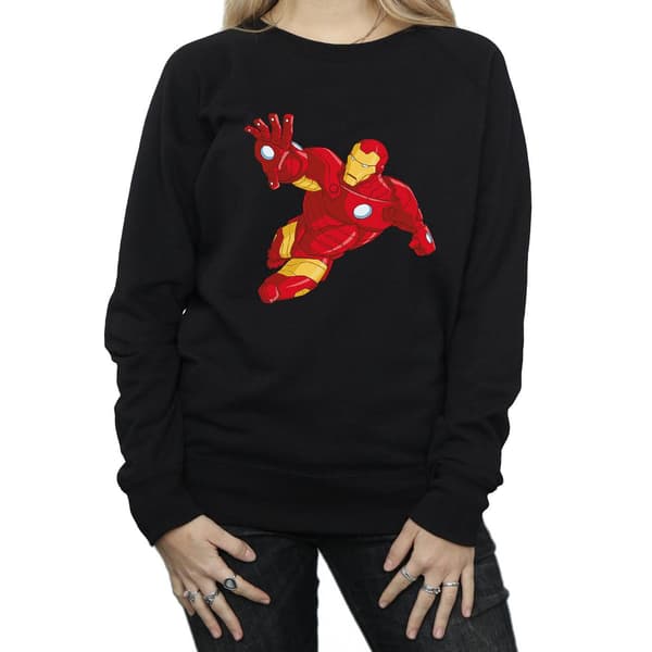Marvel Dam/Dam Iron Man Enkel Tröja S Svart Black S