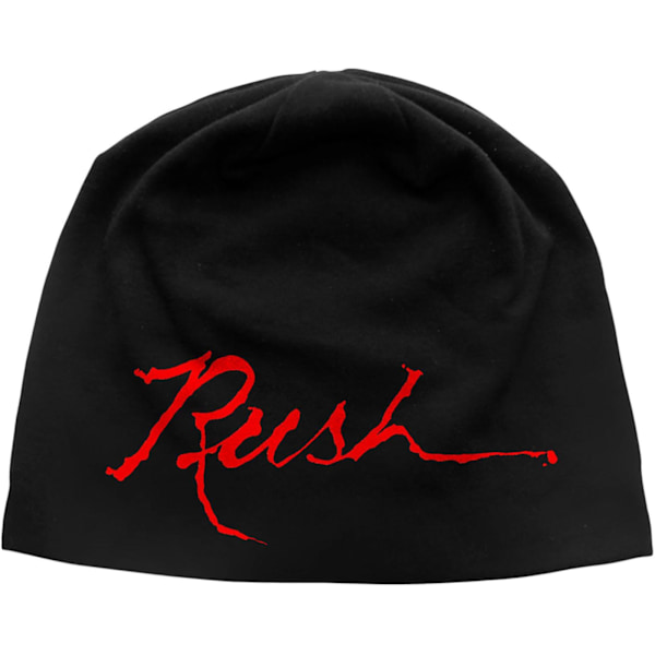 Rush Unisex Vuxen Logo Mössa One Size Svart Black One Size