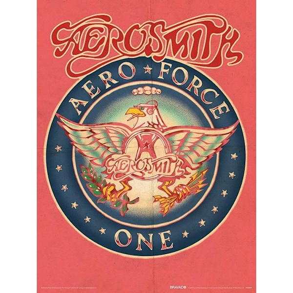 Aerosmith Aero Force One Print 40cm x 30cm Rosa/Blå Pink/Blue 40cm x 30cm