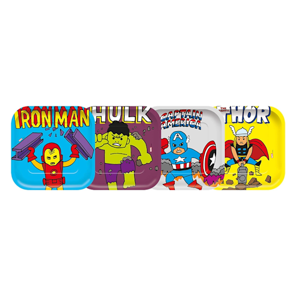 Marvel Avengers Papper Engångstallrikar (4-pack) One Size Mu Multicoloured One Size