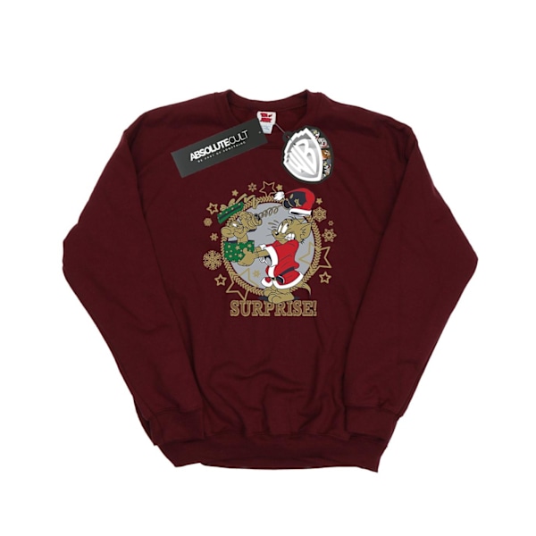 Tom And Jerry Jultröja Herr Överraskning XXL Bordeaux Burgundy XXL