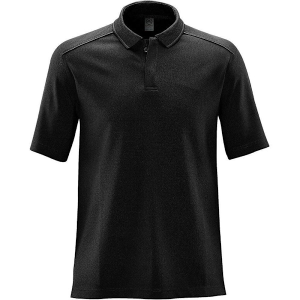 Stormtech Mens Endurance HD Polo Shirt 4XL Svart/Dolphin Black/Dolphin 4XL