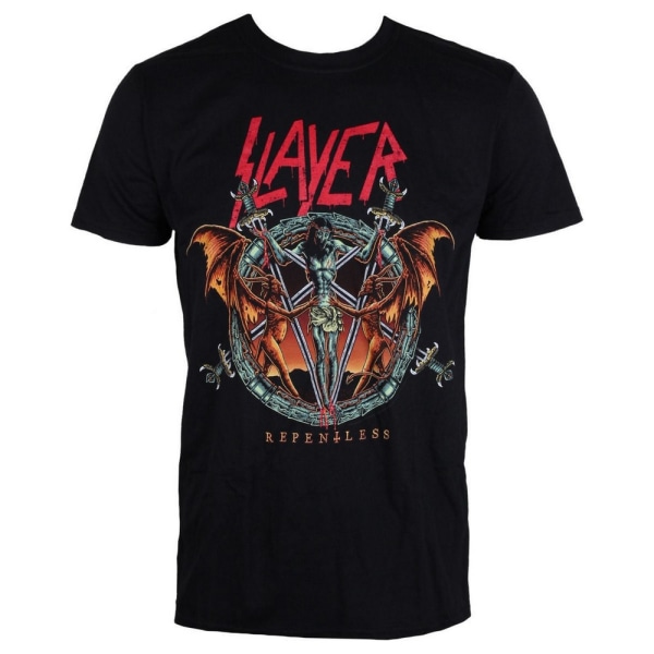 Slayer Unisex Adult Christ Repentless Demon T-Shirt L Svart Black L