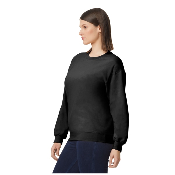 Gildan Softstyle Sweatshirt för män, medelvikt, XXL, svart Black XXL