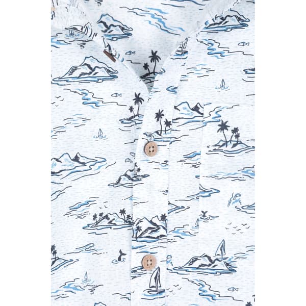 Mountain Warehouse Herr Preston Illustration Skjorta L Vit White L