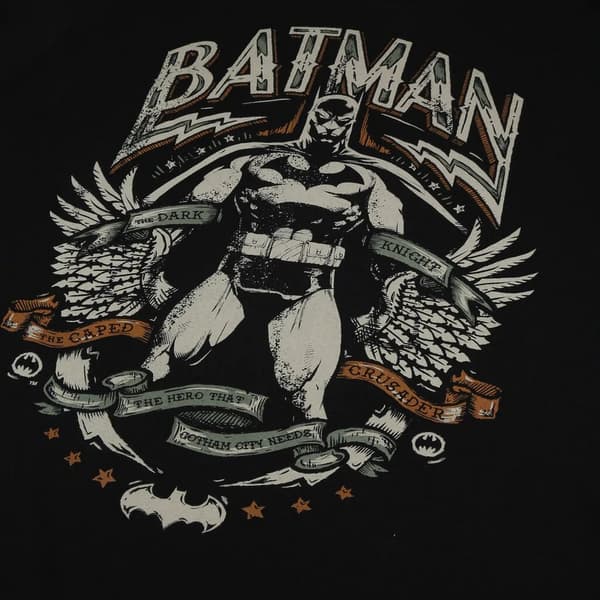 Batman Herr Gotham Hero T-Shirt S Svart/Grå Black/Grey S