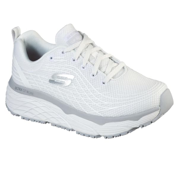 Skechers Dam/Damer Max Cushioning Elite Sr Säkerhetsskor 5 U White 5 UK