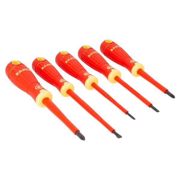 Bahco B220.005 Bahcofit Isolerade Skruvmejslar, Set om 5 Delar One Multi Colour One Size