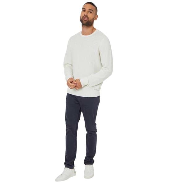 Threadbare Herr Yarra Texturerad Normal Tröja S Ecru Ecru S