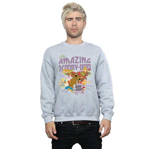 Scooby Doo Herr The Amazing Scooby Sweatshirt XL Sports Grey Sports Grey XL