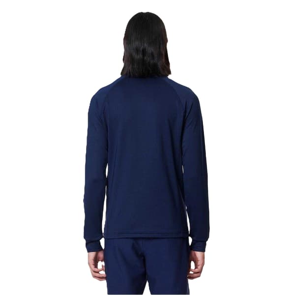 Lacoste Herr Logotyp Mock Neck Sporttopp S Marinblå Navy Blue S