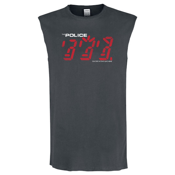 Amplified Herr Ghost In The Machine The Police Ärmlös Tanktop Charcoal L