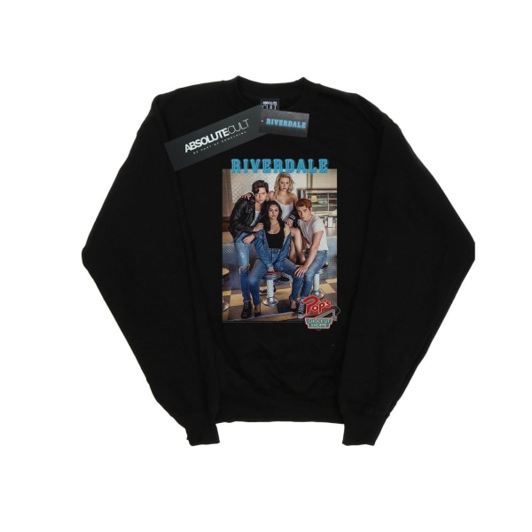 Riverdale Mens Pops Group Photo Sweatshirt S Svart Black S