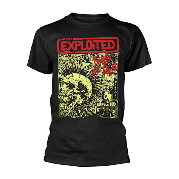 The Exploited Unisex Adult Punks Not Dead T-Shirt L Svart Black L