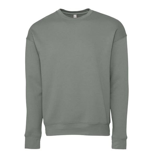 Bella + Canvas Unisex Drop Shoulder Sweatshirt XS Mörkgrå Dark Grey XS