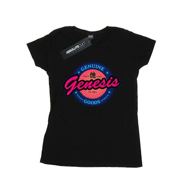Genesis Dam/Dam Neon Logo Bomull T-shirt XL Svart Black XL