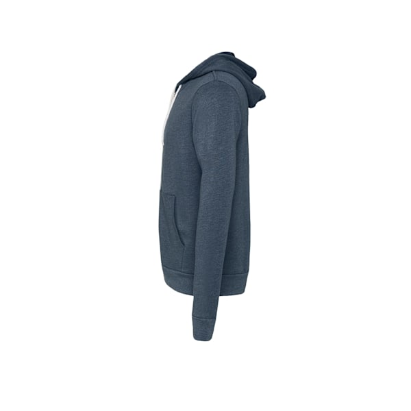 Bella + Canvas Unisex Vuxen Fleece Full Zip Hoodie L Navy Heath Navy Heather L