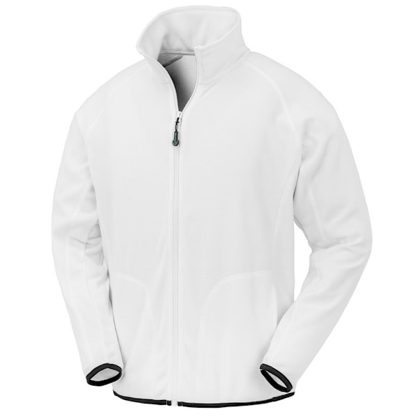 Result Äkta Återvunnen Herr Fleece Jacka 4XL Vit White 4XL