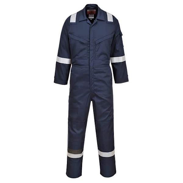 Portwest Unisex Vuxen Flamskyddande Insektsavvisande Overall Navy M