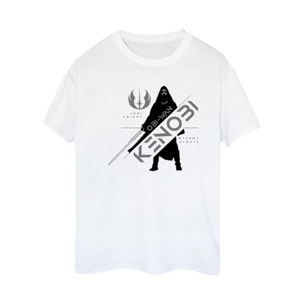 Star Wars Dam/Damer Obi-Wan Kenobi Jedi Knight Bomullspojke White S