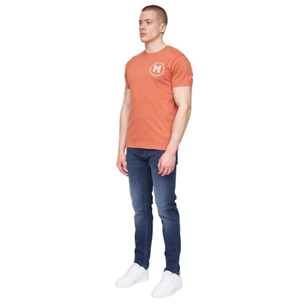 Henleys herr Metafone logotyp T-shirt L tegelröd Brick Red L