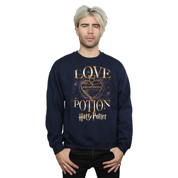 Harry Potter Herr Love Potion Sweatshirt XL Marinblå Navy Blue XL