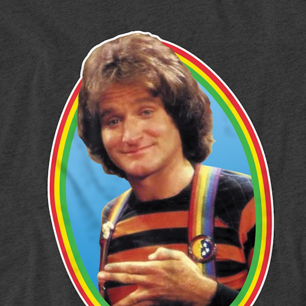 Mork And Mindy Unisex Vuxen T-Shirt M Gråmelerad Charcoal M