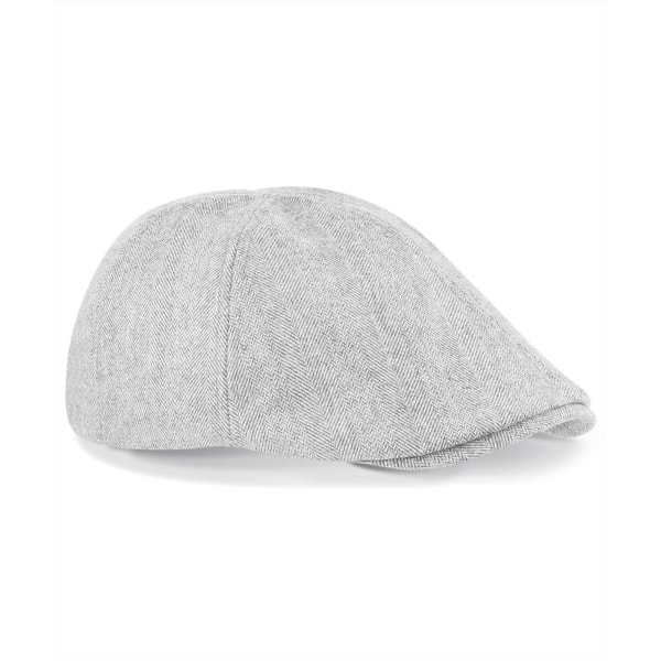 Beechfield Unisex Ivy Flat Cap / Headwear One Size Grå Grey One Size