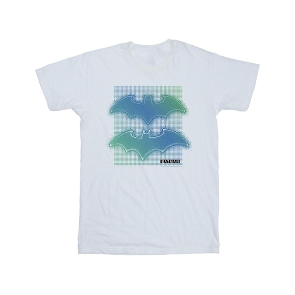DC Comics Batman Grid Gradient T-shirt 4XL Vit White 4XL