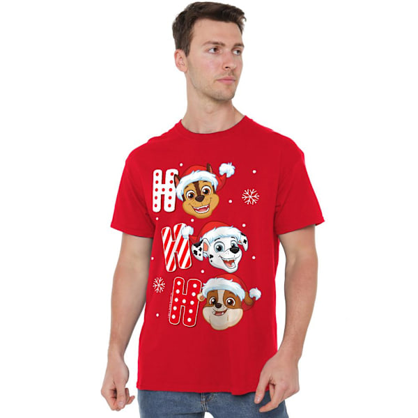 Paw Patrol Herr Tomteluva Jul T-Shirt 4XL Röd Red 4XL