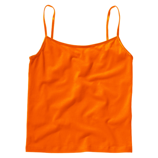 Bella + Canvas Dam/Dam Cotton Spandex Camisole Top M Oran Orange M