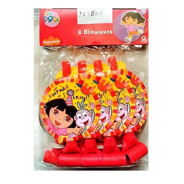 Dora The Explorer Ljudpipa (6-pack) One Size Gul/Röd Yellow/Red One Size