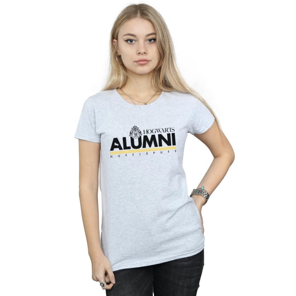Harry Potter Dam/Dam Hogwarts Alumni Hufflepuff Cotton T- Sports Grey S