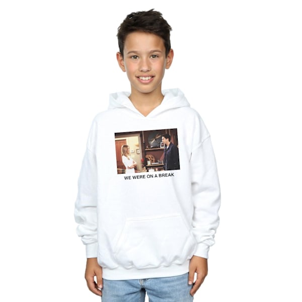 Friends Boys We Were On A Break Foto Hoodie 5-6 År Vit White 5-6 Years