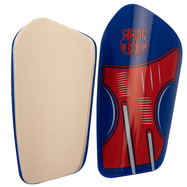 FC Barcelona Barns/Barn Crest Slip-In Shin Guards 10-12 År Red/Blue 10-12 Years