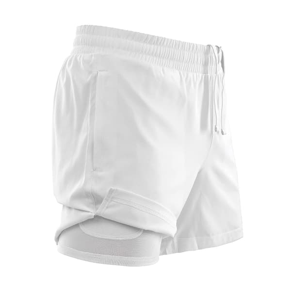 Spiro Återvunna Shorts för Herr S Vit White S