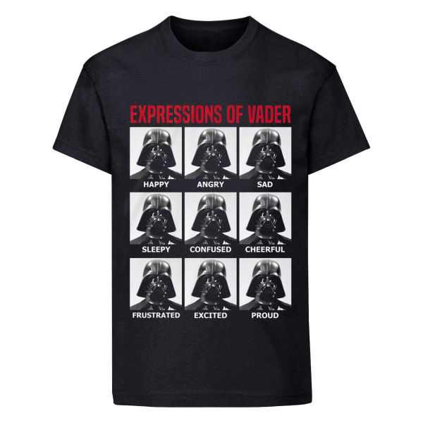 Star Wars Unisex Vuxen Expressions Of Vader T-shirt XXL Svart Black XXL