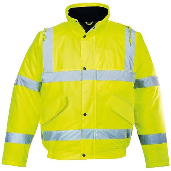 Portwest Unisex Hi-Vis Bomberjacka (S463) / Arbetskläder / Säkerhet Yellow M