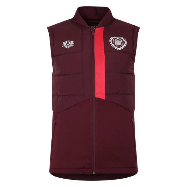 Umbro Mens 23/24 Heart Of Midlothian FC Gilet L Fig/Teaberry Fig/Teaberry L
