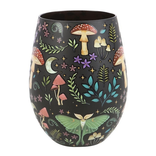 Something Different Dark Forest Tryckt Vinglas Utan Fot En Multicoloured One Size