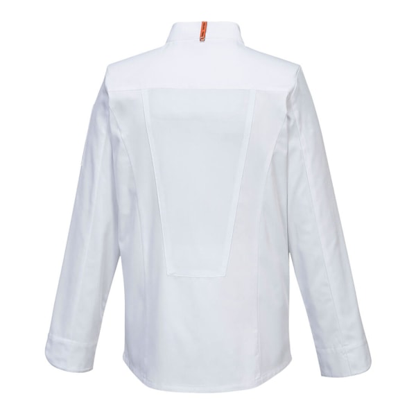 Portwest Herr C846 Pro Air-Mesh Långärmad Kockjacka M Vit White M